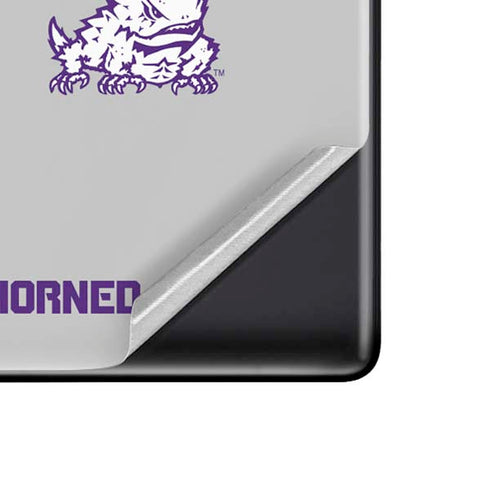 Texas Christian University Horned Frogs Logo Print Google Pixel 6 Pro Skin
